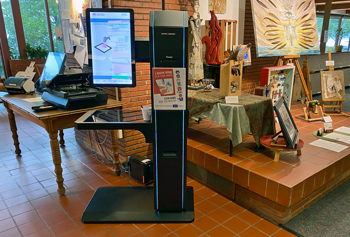 X11 Kiosk at Lake Geneva Public Library
